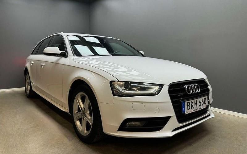 Begagnad Audi A4 S-Line 190 HK (139 kW) 2015 Vit Kombi