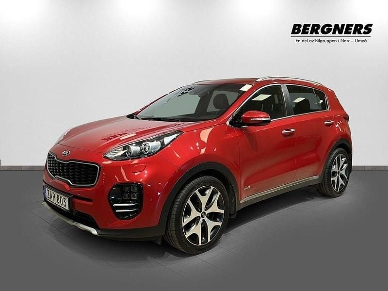 Röd Begagnad 2017 Kia Sportage GT-Line SUV | 219 900 kr (Bra pris) - Bild 1/4