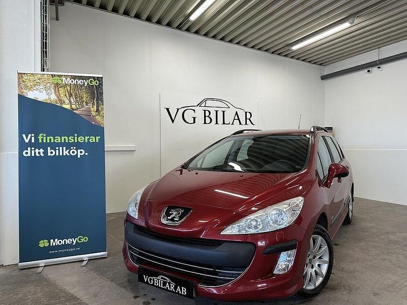 Röd Begagnad 2009 Peugeot 308 Kombi | 39 000 kr (Marknadspris) - Bild 1/4