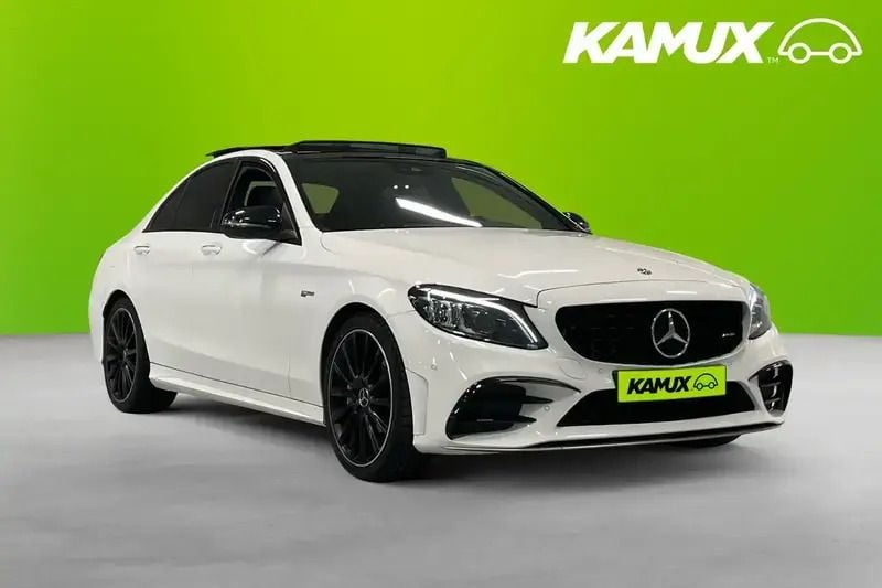 Vit Begagnad 2019 Mercedes C43 AMG AMG Sedan | 419 800 kr (Marknadspris) - Bild 1/4