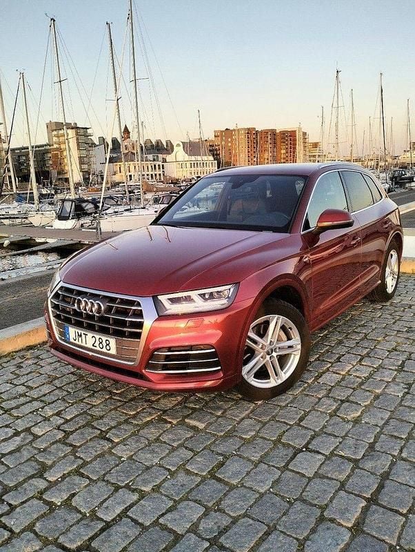 Röd Begagnad 2017 Audi Q5 S-Line SUV | 258 000 kr (Bra pris) - Bild 1/4