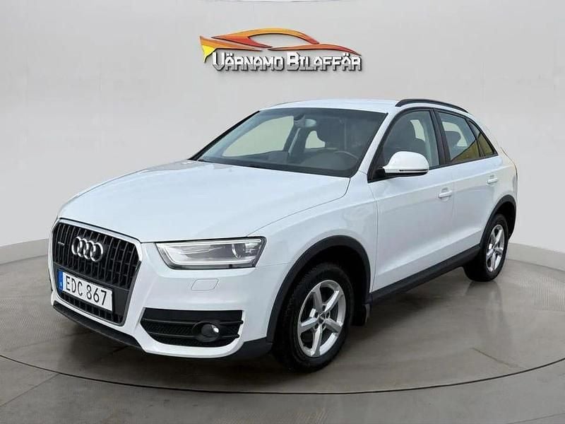 Vit Begagnad 2014 Audi Q3 Comfort SUV | 139 800 kr (Marknadspris) - Bild 1/4