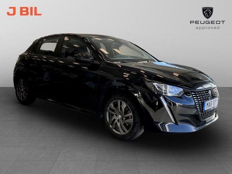 Svart Begagnad 2022 Peugeot 208 Active Halvkombi | 159 900 kr (Bra pris) - Bild 1/4