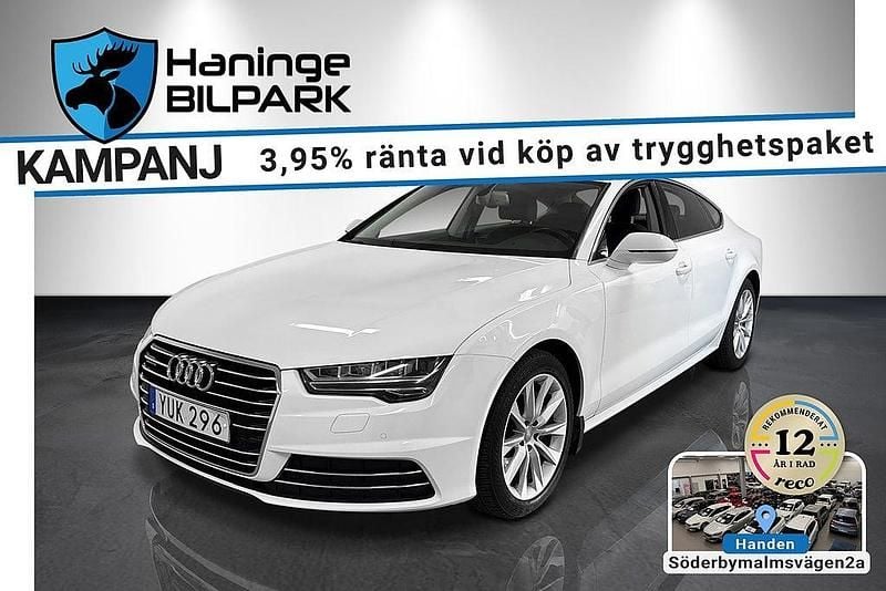 Vit Begagnad 2017 Audi A7 Sportback Halvkombi | 279 995 kr (Superpris) - Bild 1/2