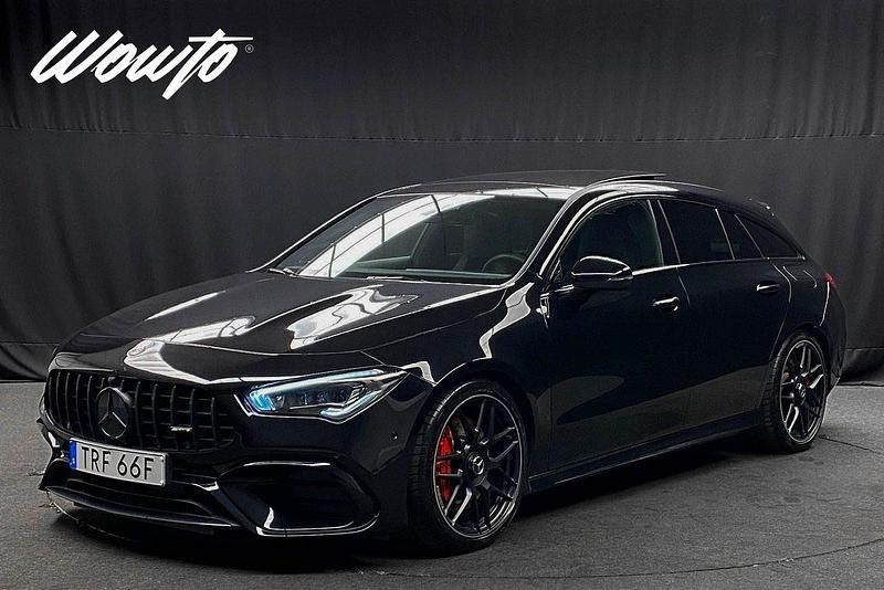 Svart Begagnad 2021 Mercedes CLA45 AMG AMG Kombi | 509 800 kr (Marknadspris) - Bild 1/3