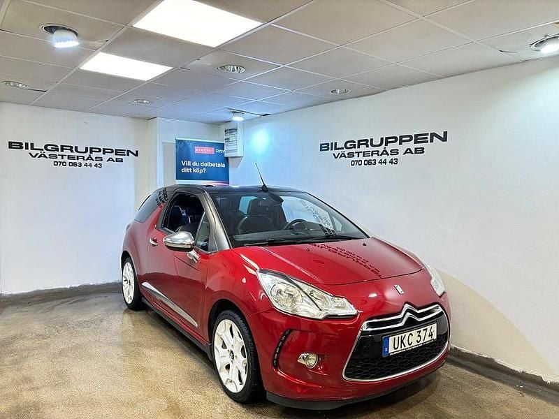 Röd Begagnad 2013 Citroën DS3 Cabriolet Cab | 79 900 kr - Bild 1/4