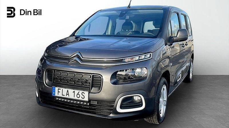 Grå Begagnad 2020 Citroën Berlingo Minibuss | 229 900 kr (Lite dyr) - Bild 1/4
