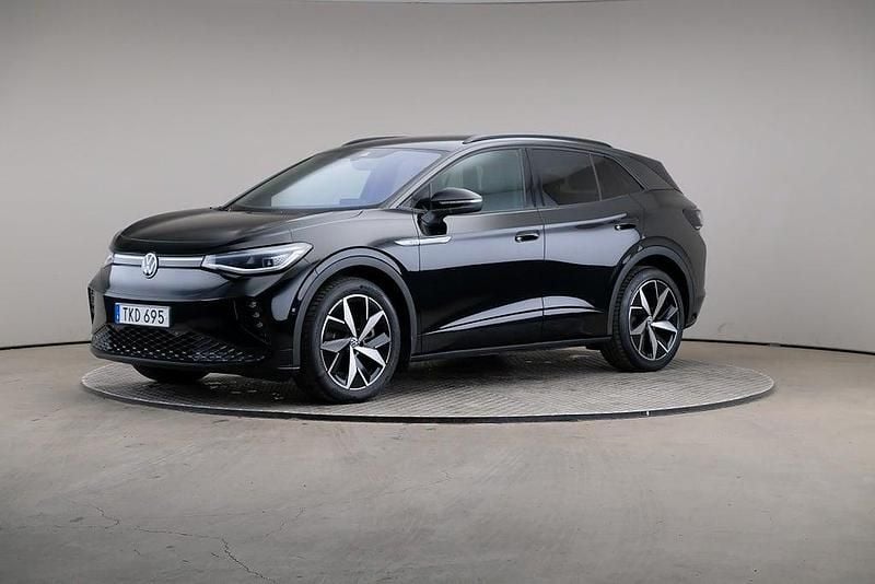 Svart Begagnad 2022 VW ID.4 GTX SUV | 339 000 kr (Bra pris) - Bild 1/4