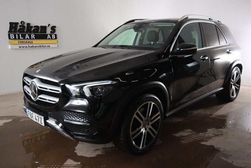 Svart Begagnad 2021 Mercedes GLE350 AMG line SUV | 599 500 kr (Superpris) - Bild 1/4