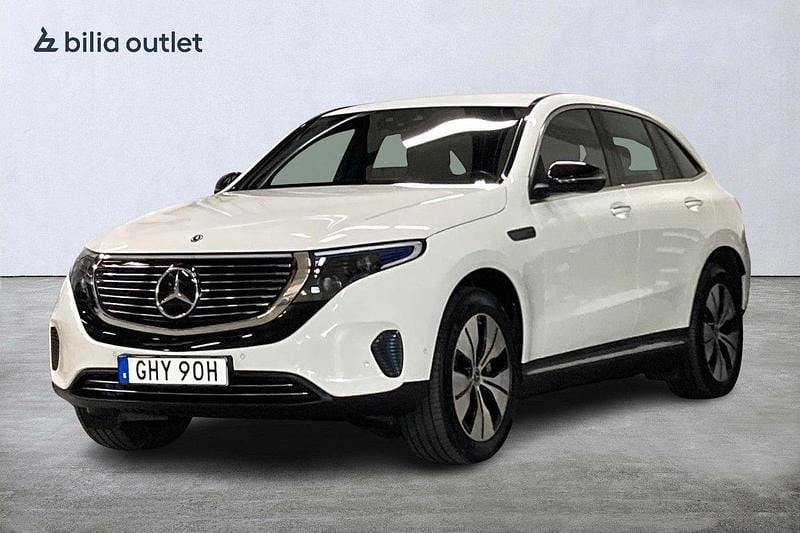 Vit Begagnad 2021 Mercedes EQC400 SUV | 389 900 kr (Bra pris) - Bild 1/3