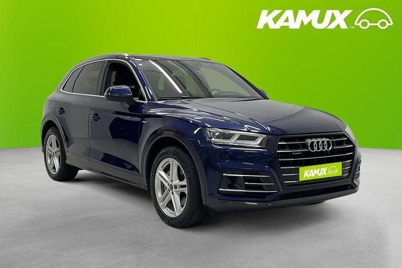 Blå Begagnad 2020 Audi Q5 S-Line SUV | 323 700 kr (Superpris) - Bild 1/3