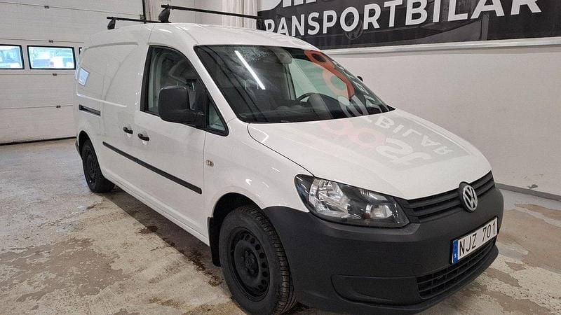 Vit Begagnad 2014 VW Caddy Maxi Minibuss | 79 900 kr (Marknadspris) - Bild 1/4