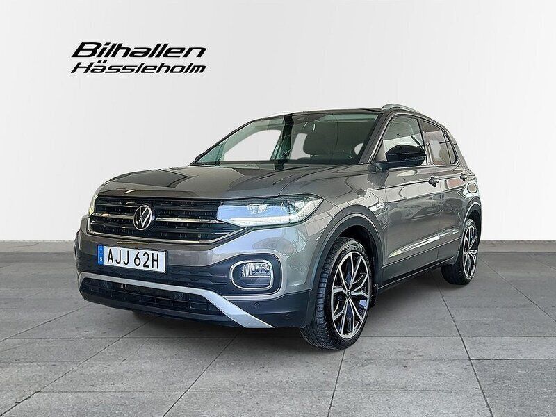 Grå Begagnad 2020 VW T-Cross SUV | 189 900 kr (Marknadspris) - Bild 1/4