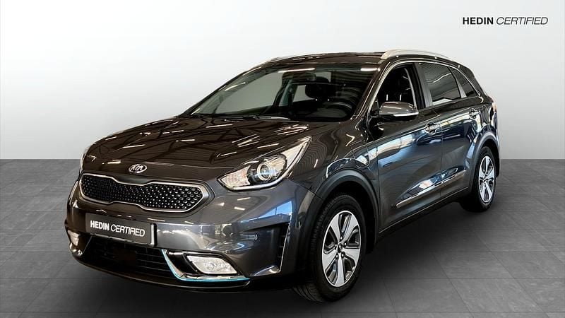 Grå (grey) Begagnad 2019 Kia Niro Advance SUV | 195 000 kr (Marknadspris) - Bild 1/4