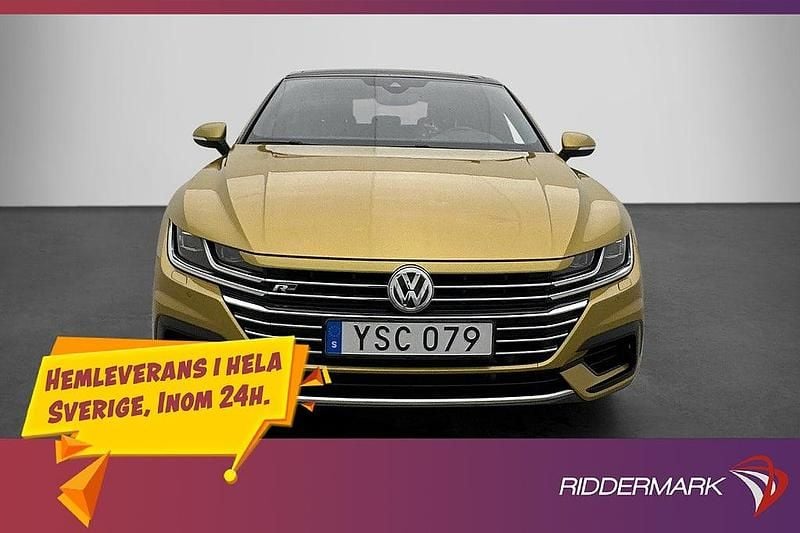 Begagnad VW Arteon GTS 241 HK (177 kW) 2017 Gul Halvkombi