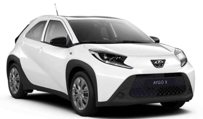 Vit Ny 2025 Toyota Aygo Play Halvkombi | 189 900 kr (Marknadspris) - Bild 1/1