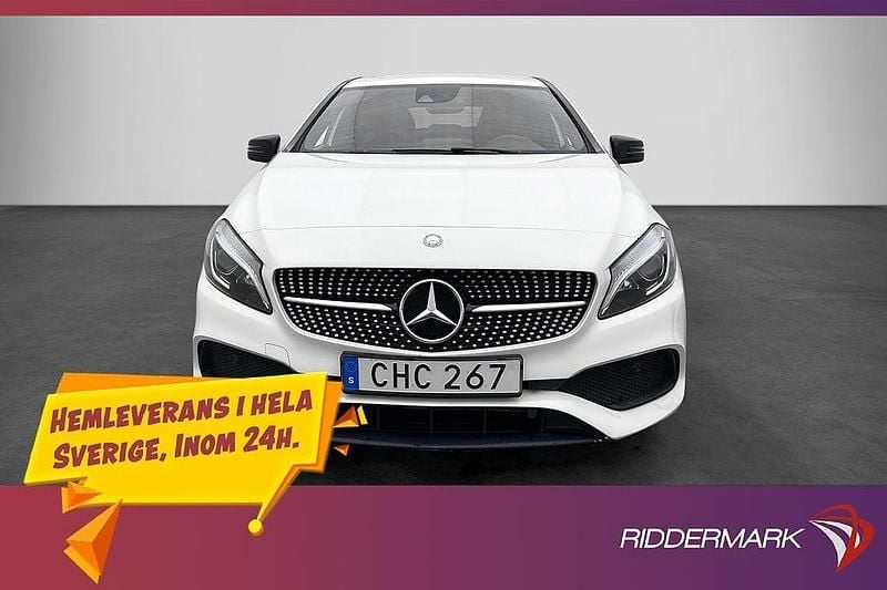 Vit Begagnad 2017 Mercedes A180 | 199 900 kr - Bild 1/3