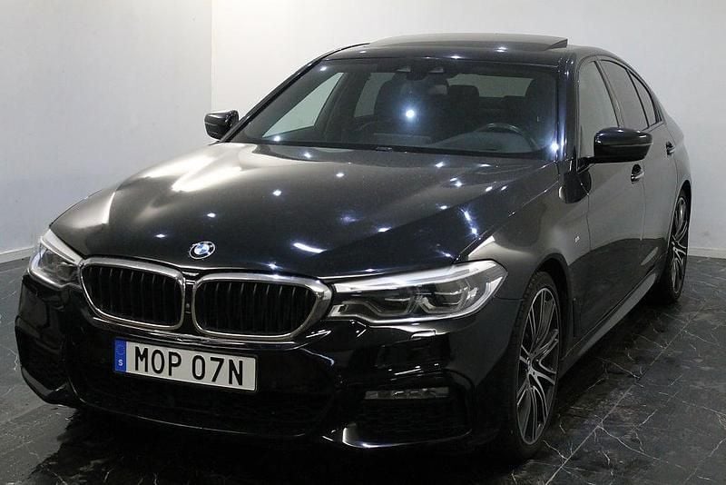 Begagnad BMW 530 M Sport 265 HK (194 kW) 2018 Svart Sedan
