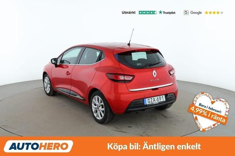 Begagnad Renault Clio IV 91 HK (66 kW) 2018 Röd Halvkombi