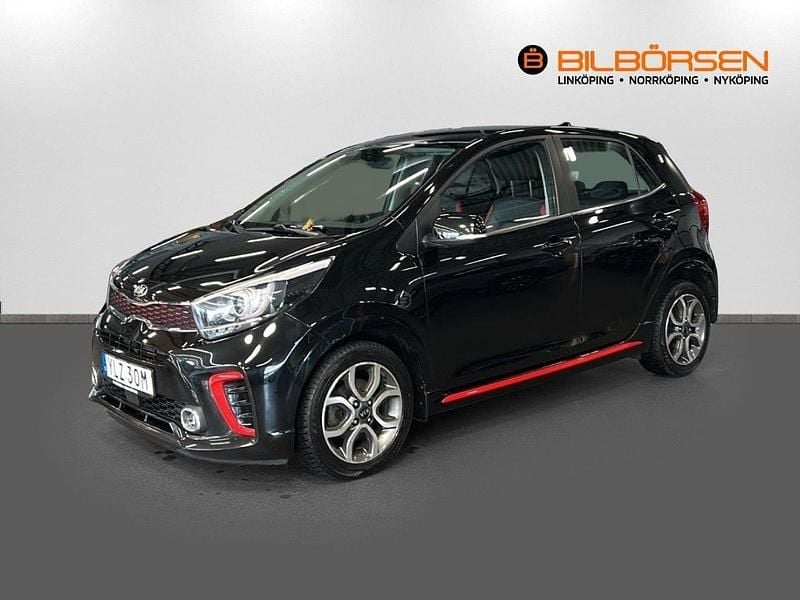 Svart Begagnad 2020 Kia Picanto GT-Line Halvkombi | 99 900 kr (Marknadspris) - Bild 1/4