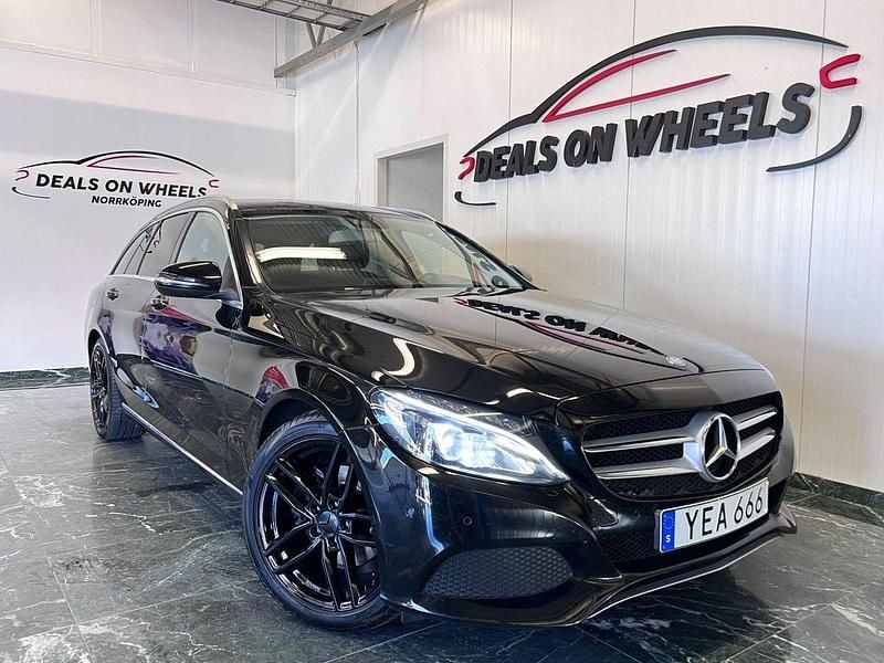 Svart Begagnad 2016 Mercedes C200 Avantgarde Kombi | 169 900 kr (Bra pris) - Bild 1/4