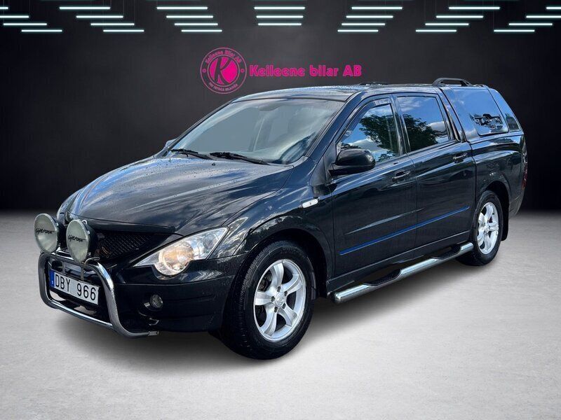 Svart Begagnad 2007 Ssangyong Actyon Van | 52 900 kr - Bild 1/4
