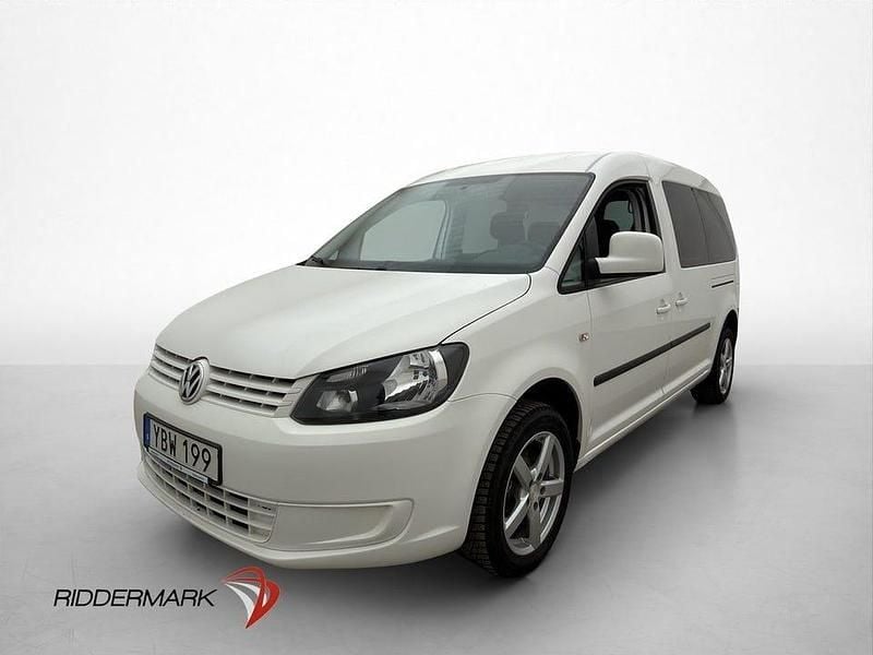 Begagnad VW Caddy Maxi Life Life 102 HK (75 kW) 2015 Vit Minibuss