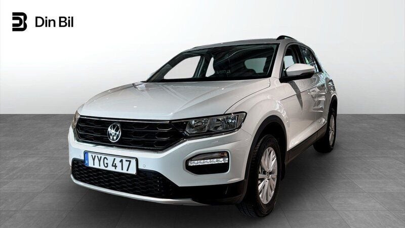 Vit (pure white) Begagnad 2021 VW T-Roc SUV | 219 900 kr (Marknadspris) - Bild 1/4