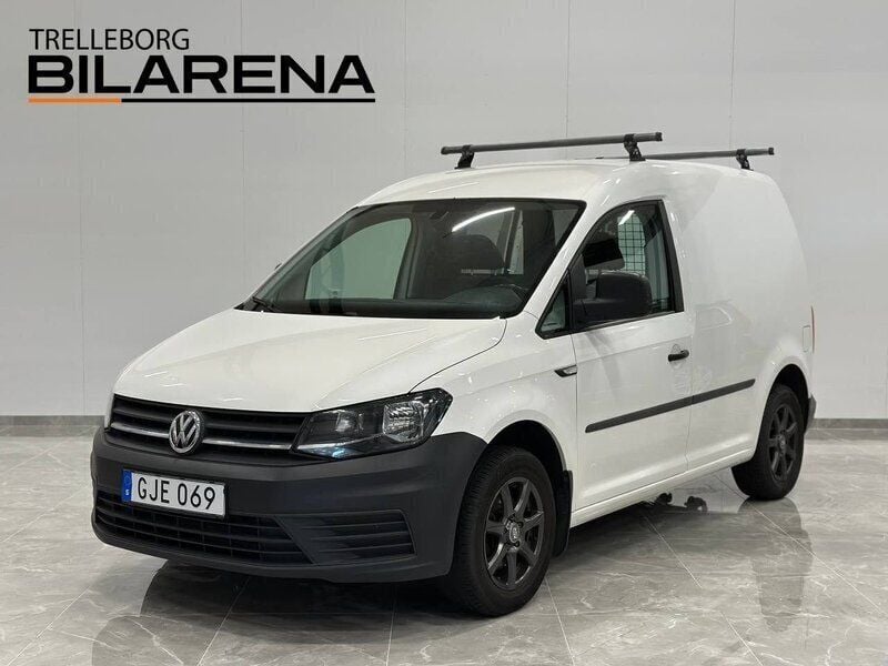 Vit Begagnad 2016 VW Caddy Minibuss | 79 900 kr (Marknadspris) - Bild 1/4