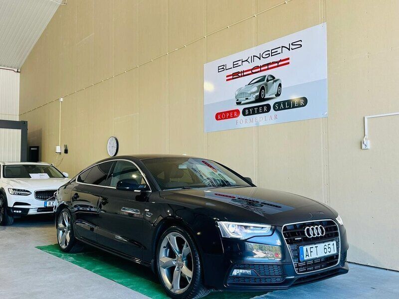 Begagnad Audi A5 Sportback S-Line 177 HK (130 kW) 2013 Svart Halvkombi