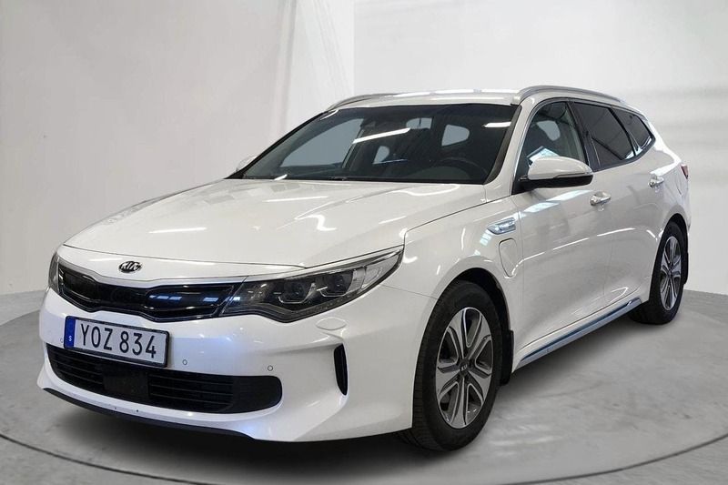 Vit Begagnad 2018 Kia Optima Advance | 162 000 kr - Bild 1/4