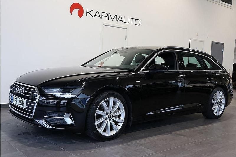 Svart Begagnad 2023 Audi A6 S-Line Kombi | 447 900 kr - Bild 1/4
