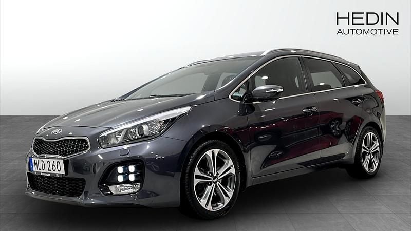 Grå Begagnad 2017 Kia Ceed Sportswagon GT-Line Kombi | 149 900 kr (Lite dyr) - Bild 1/4