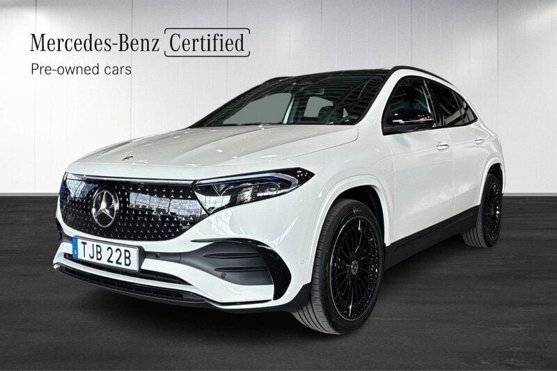 Vit (white) Begagnad 2024 Mercedes EQA250+ AMG Line Premium SUV | 618 900 kr - Bild 1/4