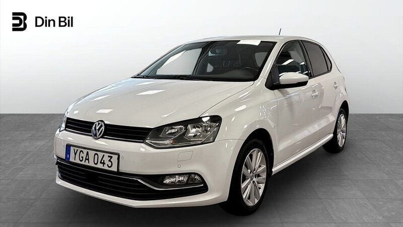 Vit (pure white) Begagnad 2016 VW Polo Halvkombi | 119 900 kr (Marknadspris) - Bild 1/4