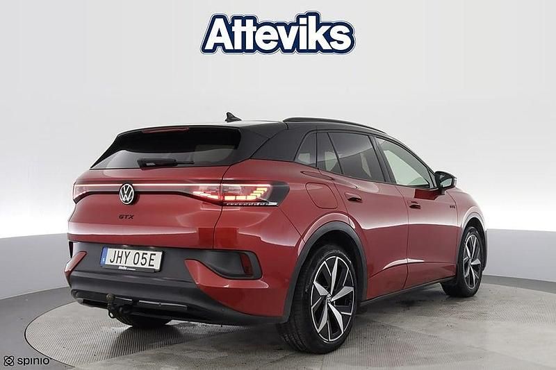 Begagnad VW ID.4 GTX 250 kW (340 HK) 2022 Mörkröd SUV