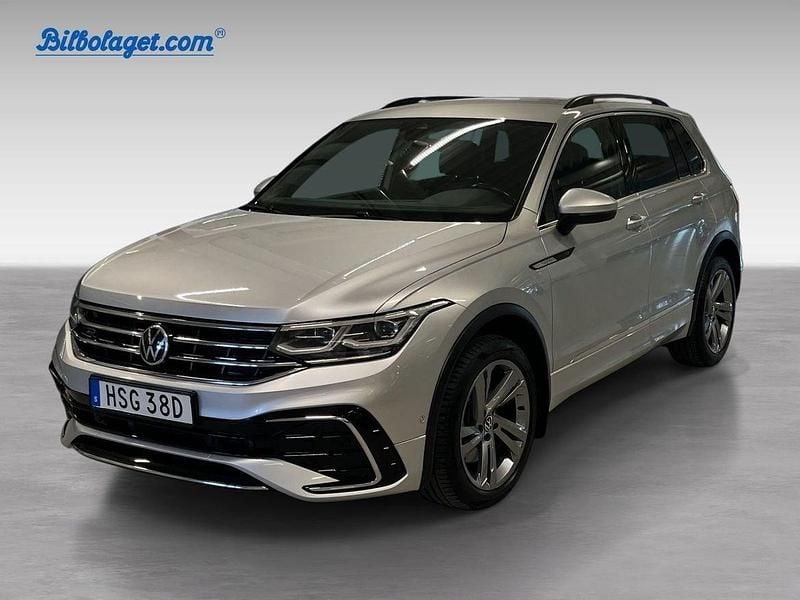 Silver Begagnad 2021 VW Tiguan R-line SUV | 409 900 kr (Dyr) - Bild 1/4