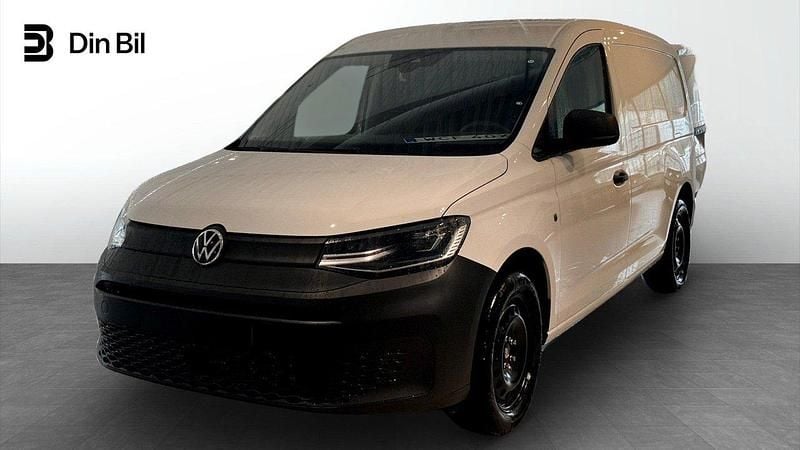 Vit (candyvit) Ny 2025 VW Caddy Maxi Minibuss | 435 750 kr (Marknadspris) - Bild 1/4
