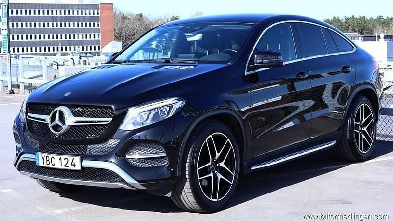 Begagnad Mercedes GLE350 259 HK (190 kW) 2015 Svart samma som bilen Sportkupé