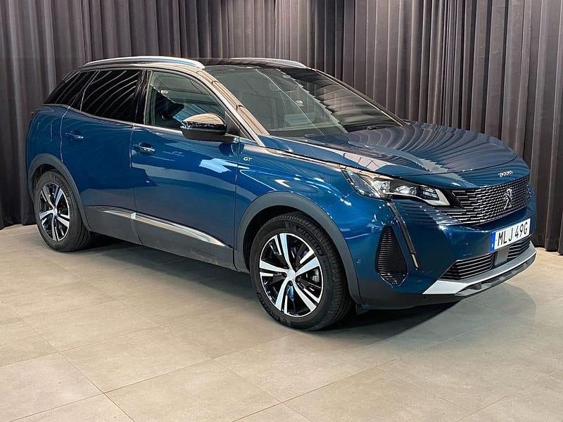 Blå Begagnad 2024 Peugeot 3008 GTi SUV | 279 000 kr (Marknadspris) - Bild 1/4