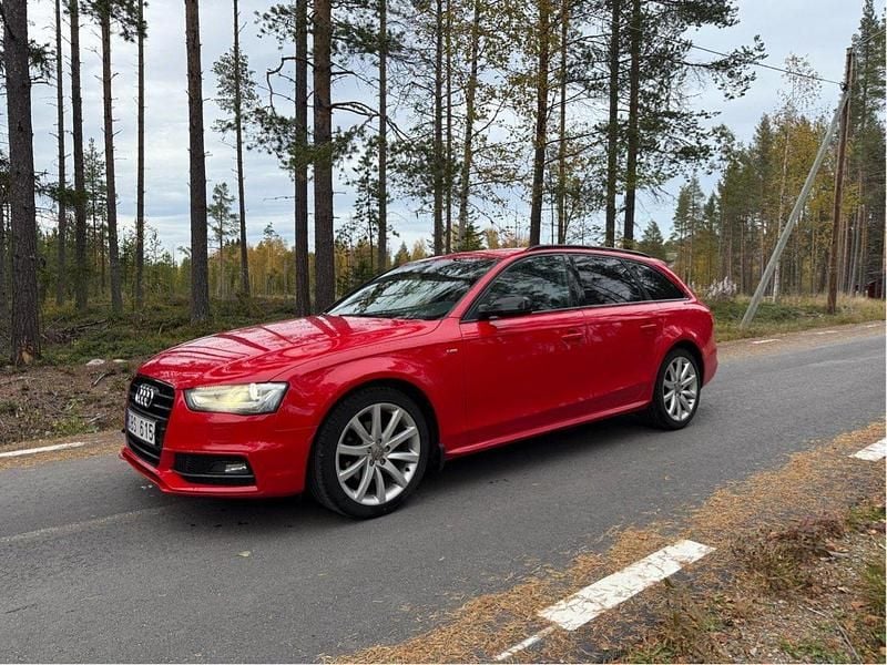 Röd Begagnad 2014 Audi A4 Kombi | 119 000 kr (Marknadspris) - Bild 1/4