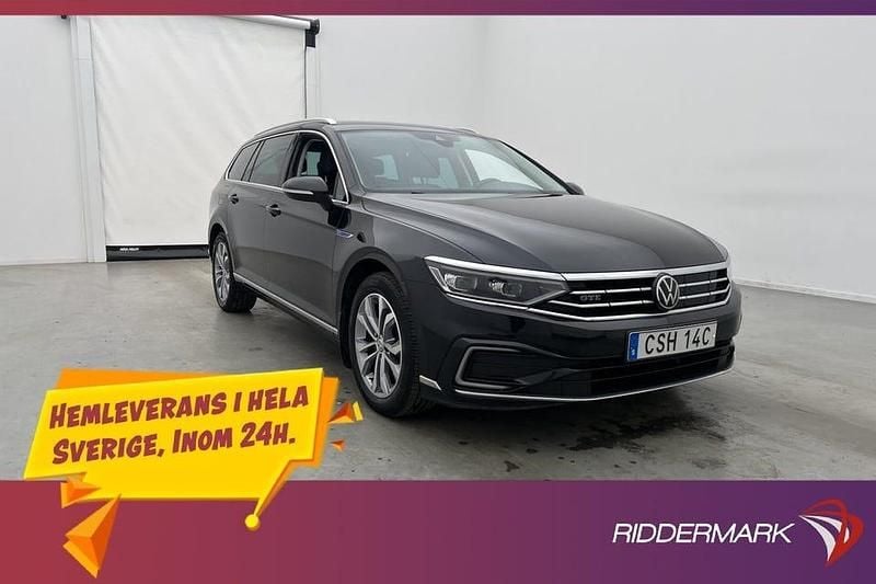 Svart Begagnad 2020 VW Passat GTE Kombi | 214 800 kr (Marknadspris) - Bild 1/3