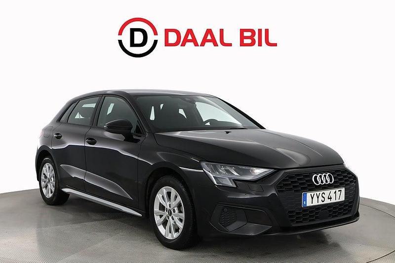 Begagnad Audi A3 Sportback Proline 150 HK (110 kW) 2021 Svart Halvkombi