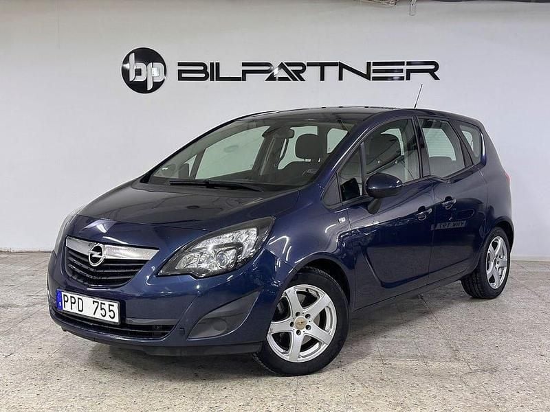 Blå Begagnad 2013 Opel Meriva Enjoy Minibuss | 46 900 kr (Marknadspris) - Bild 1/4