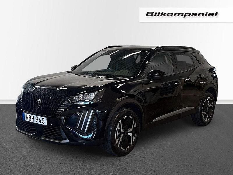 Svart Begagnad 2024 Peugeot 2008 Allure SUV | 219 500 kr (Bra pris) - Bild 1/4