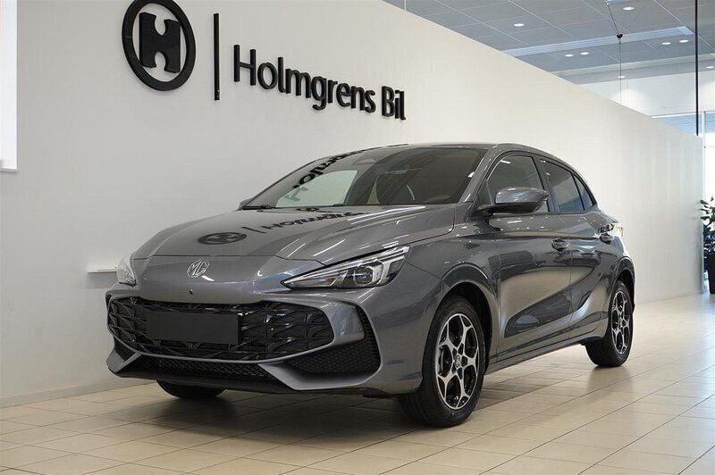 Grå/silver Ny 2024 MG MG3 Halvkombi | 277 400 kr (Marknadspris) - Bild 1/4