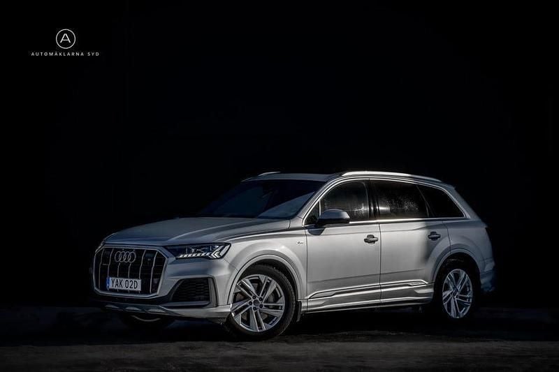 Begagnad Audi Q7 S-Line 286 HK (210 kW) 2020 Silver SUV