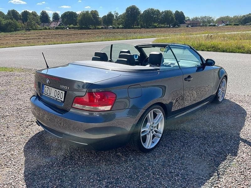 Begagnad BMW 120 Cabriolet Advantage 170 HK (125 kW) 2008 Grå Cab