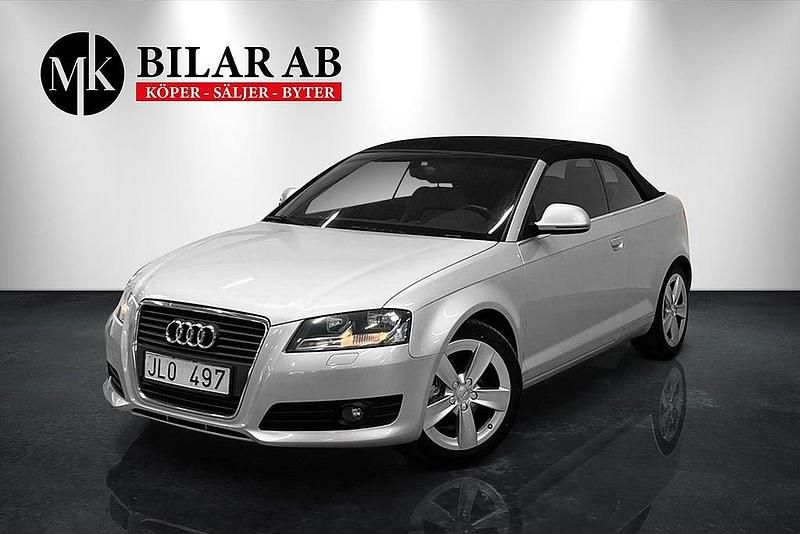Begagnad Audi A3 Cabriolet 160 HK (117 kW) 2008 Silver Cab