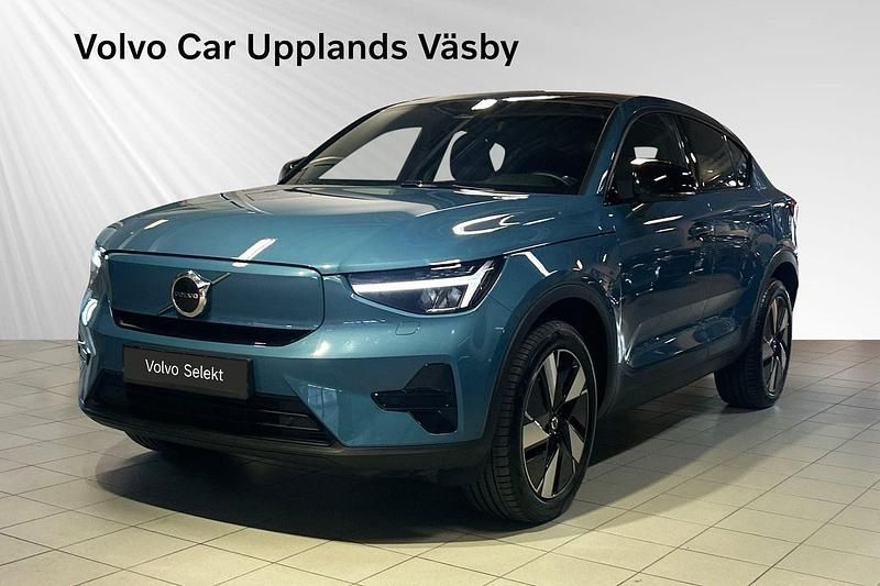 Blå Begagnad 2024 Volvo EC40 Single Motor Extended Range SUV | 449 900 kr (Bra pris) - Bild 1/3